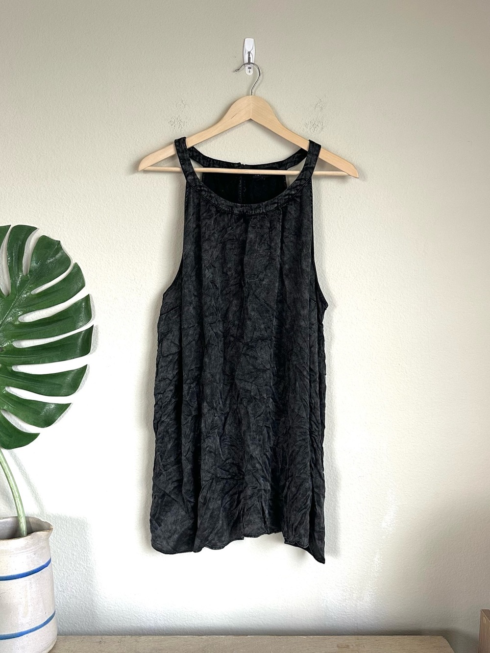 Torrid High Neck Stone Wash Viscose Tank
